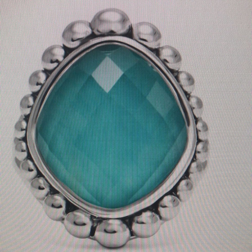 Lagos sterling silver with turquoise ring in size 7! Like new